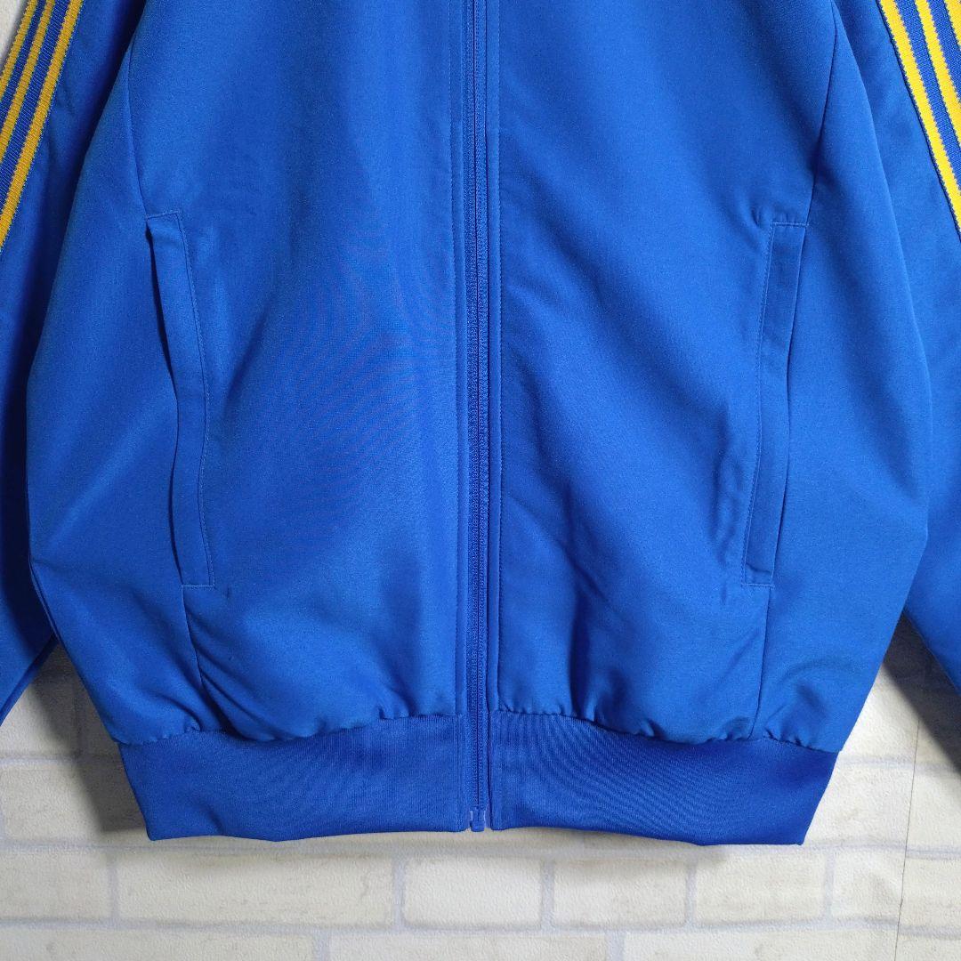 アディダス★美品 SST スーパースター セットアップ ジャージ 上下 青 L