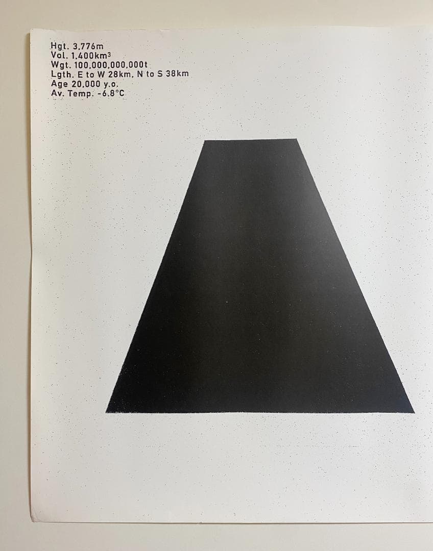 希少！仲條正義 2002年作『仲條のフジのヤマイ』シリーズポスター【FUJI】