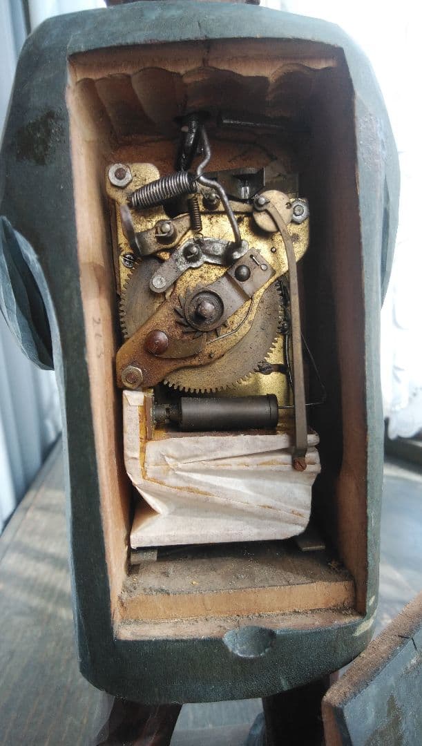 珍品コレクター向け 木製の西洋笛吹き人形