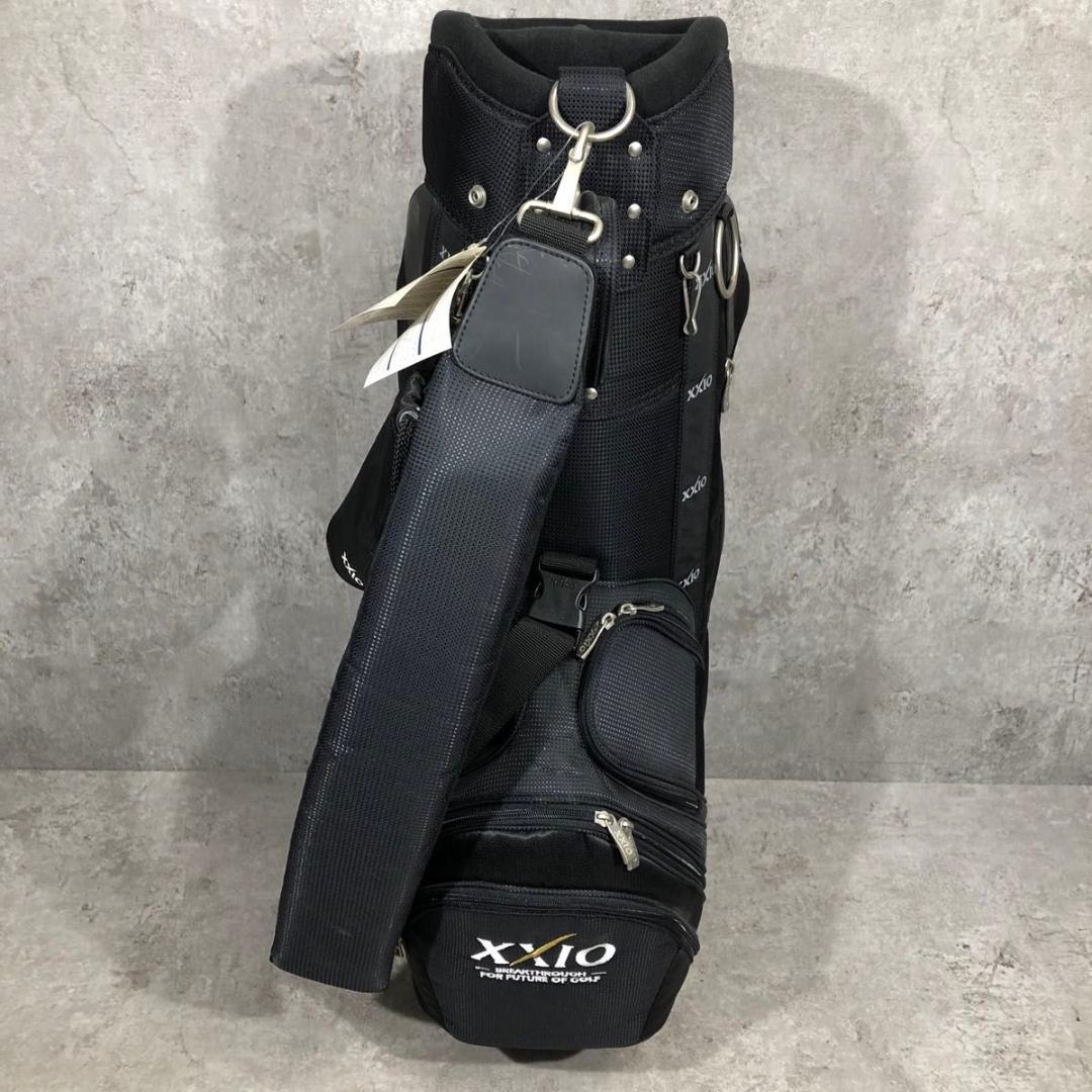 未使用 XXIO ゼクシオ キャディバッグ ゴルフ バッグ 黒 ブラック