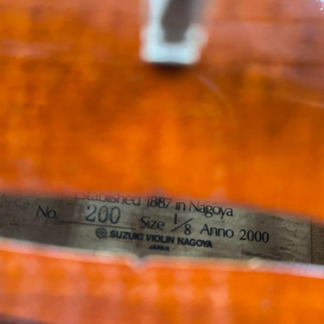 【弦・弓新品】スズキ No.200 1/8 バイオリン 2000年製