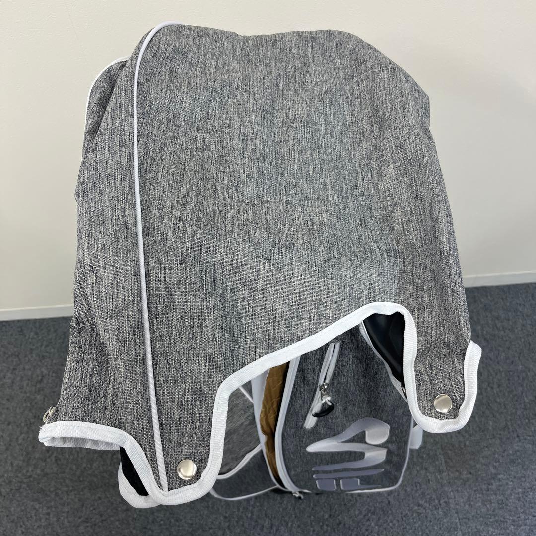 【未使用】FILA フィラ ゴルフ スタンド キャディバッグ 8.5型 ホワイト