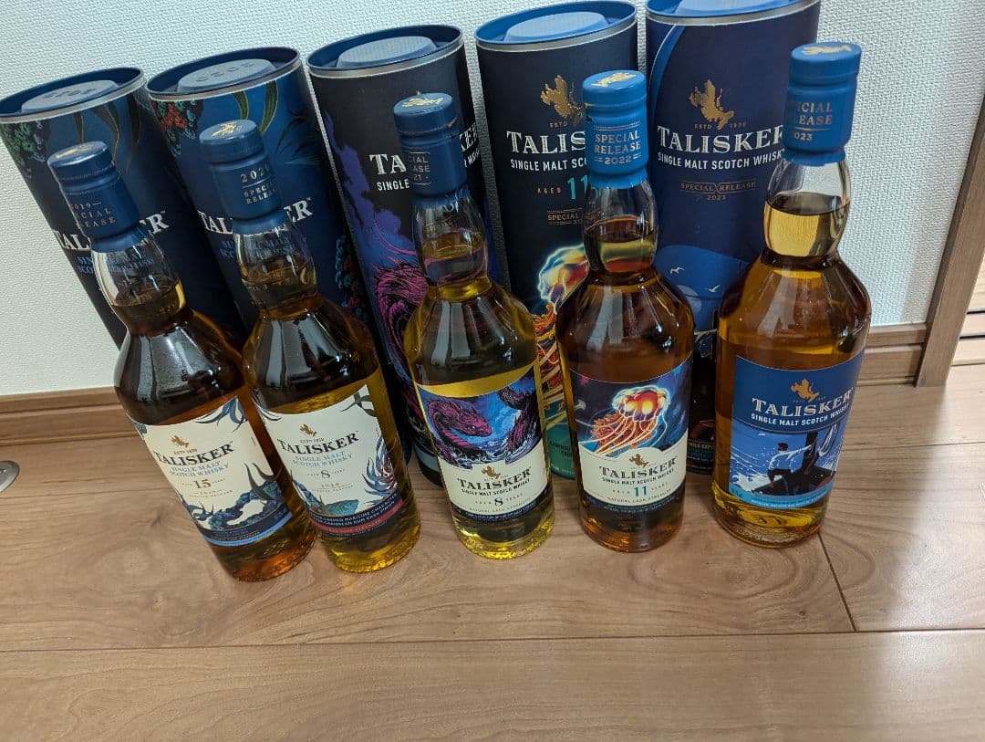 タリスカー　ディアジオスペシャルリリース2019〜2023　5本セット