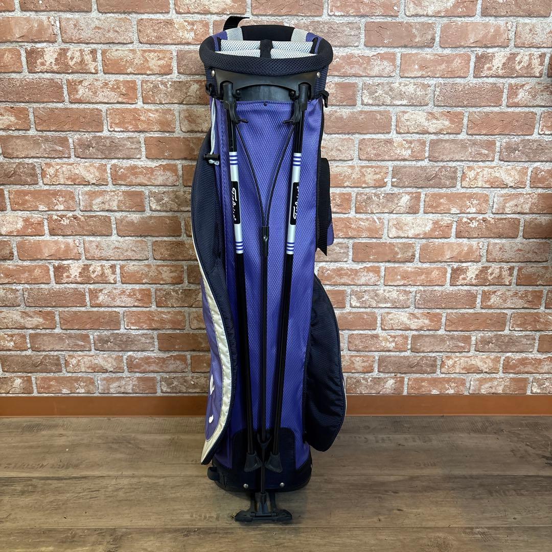 ‼️タイトリスト スタンド式 軽量 キャディバック 紫‼️