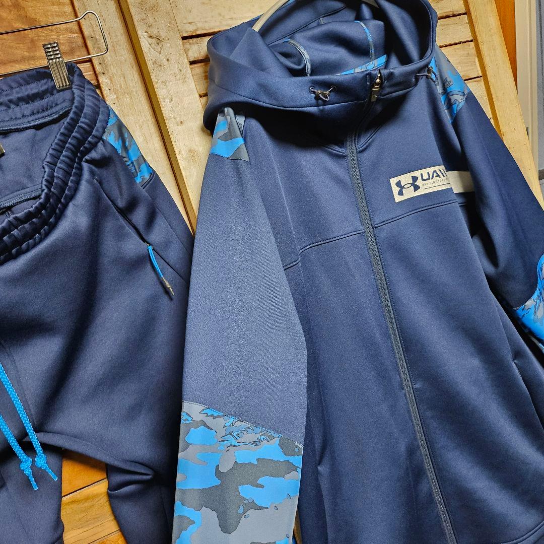 アンダーアーマー ジャージ 上下セット ニットジャケット+ニットパンツ XXL