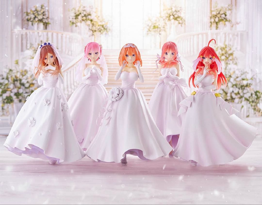 一番くじ　五等分の花嫁＊〜五つ子より愛をこめて〜フィギュア5種セット