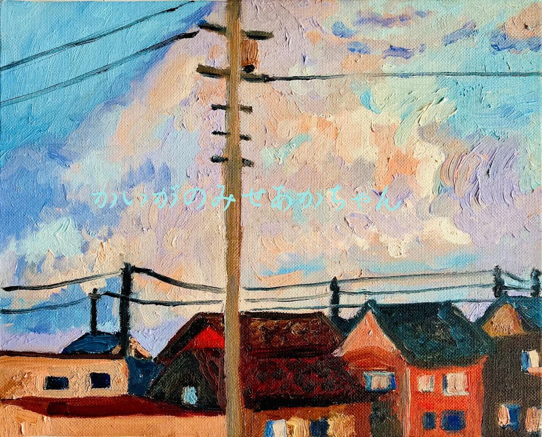 22×27㎝「優しい朝2」油彩・原画・F3