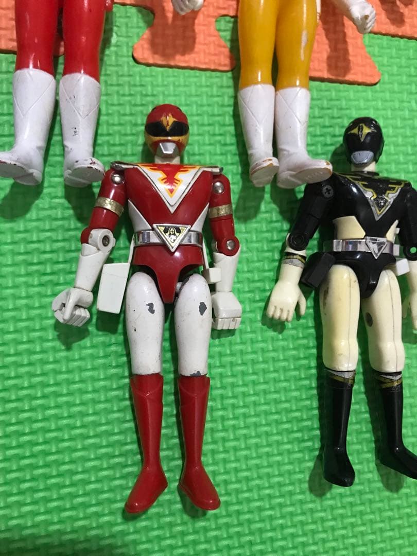 戦隊モノ　ヒーロー　ソフビ　フィギュア　セット