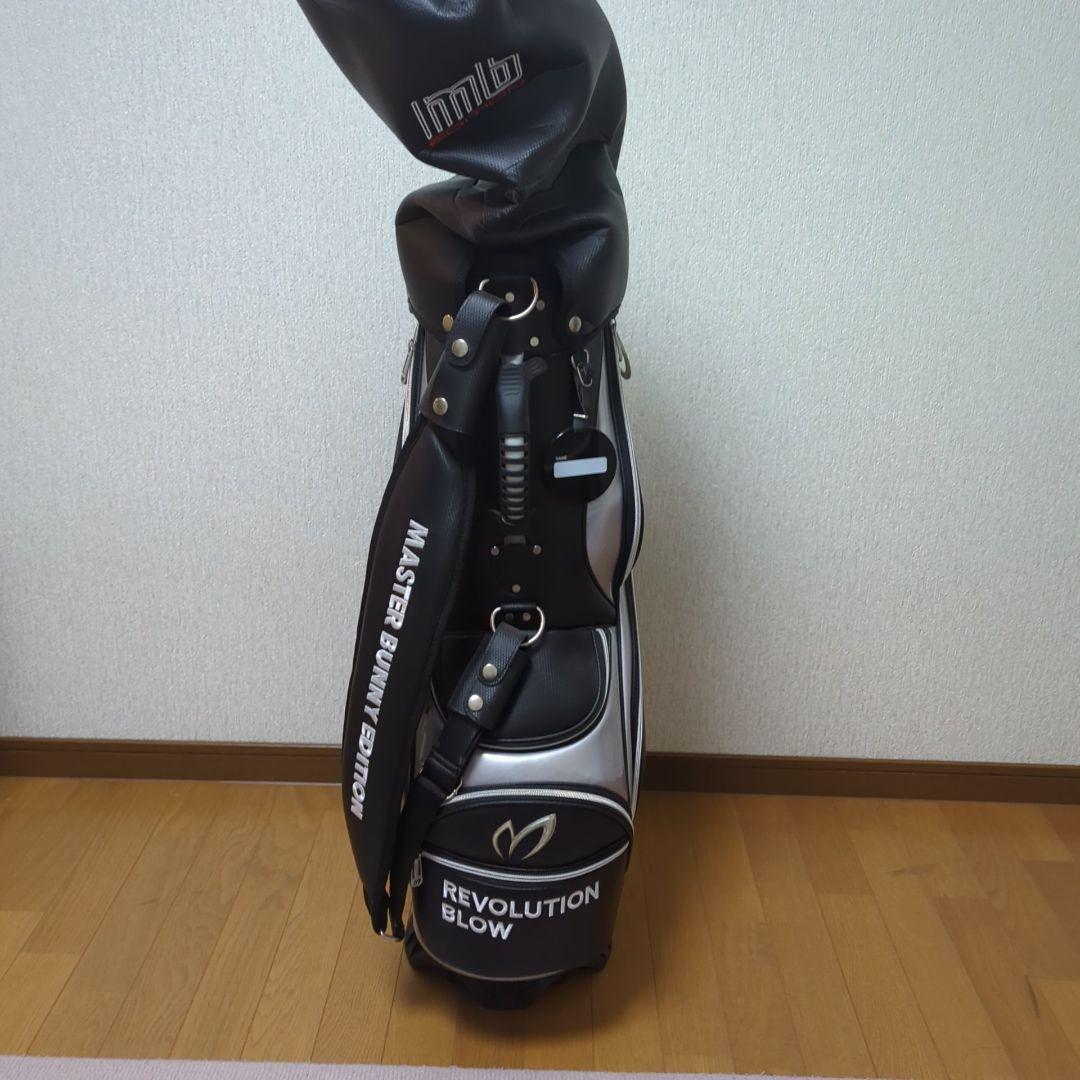 【美品】MASTER BUNNY EDITION ゴルフバッグ 黒×銀色