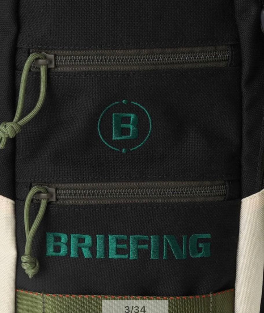 BRIEFING ゴルフバッグ CR-8 ブラック×アイボリー
