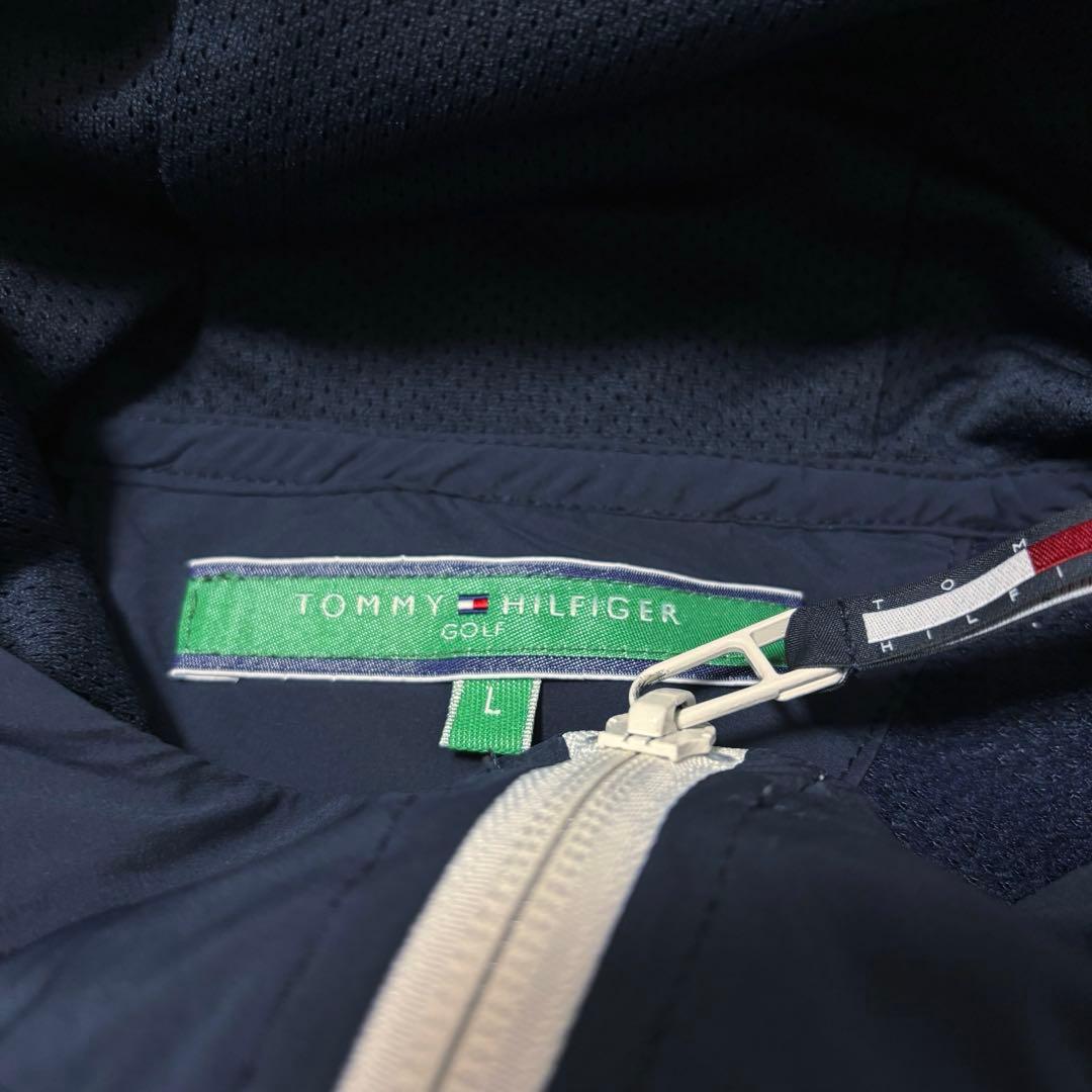 最新作 トミーヒルフィガーゴルフ ブルゾン ネイビー ナイロン パーカー