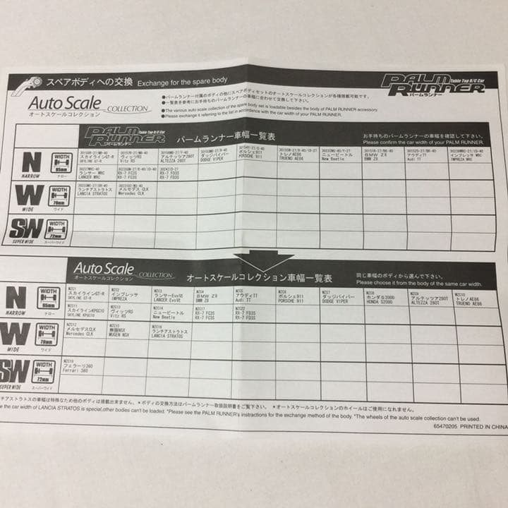 【未使用】頭文字D パームランナー テーブルトップR/Cカー 高橋涼介