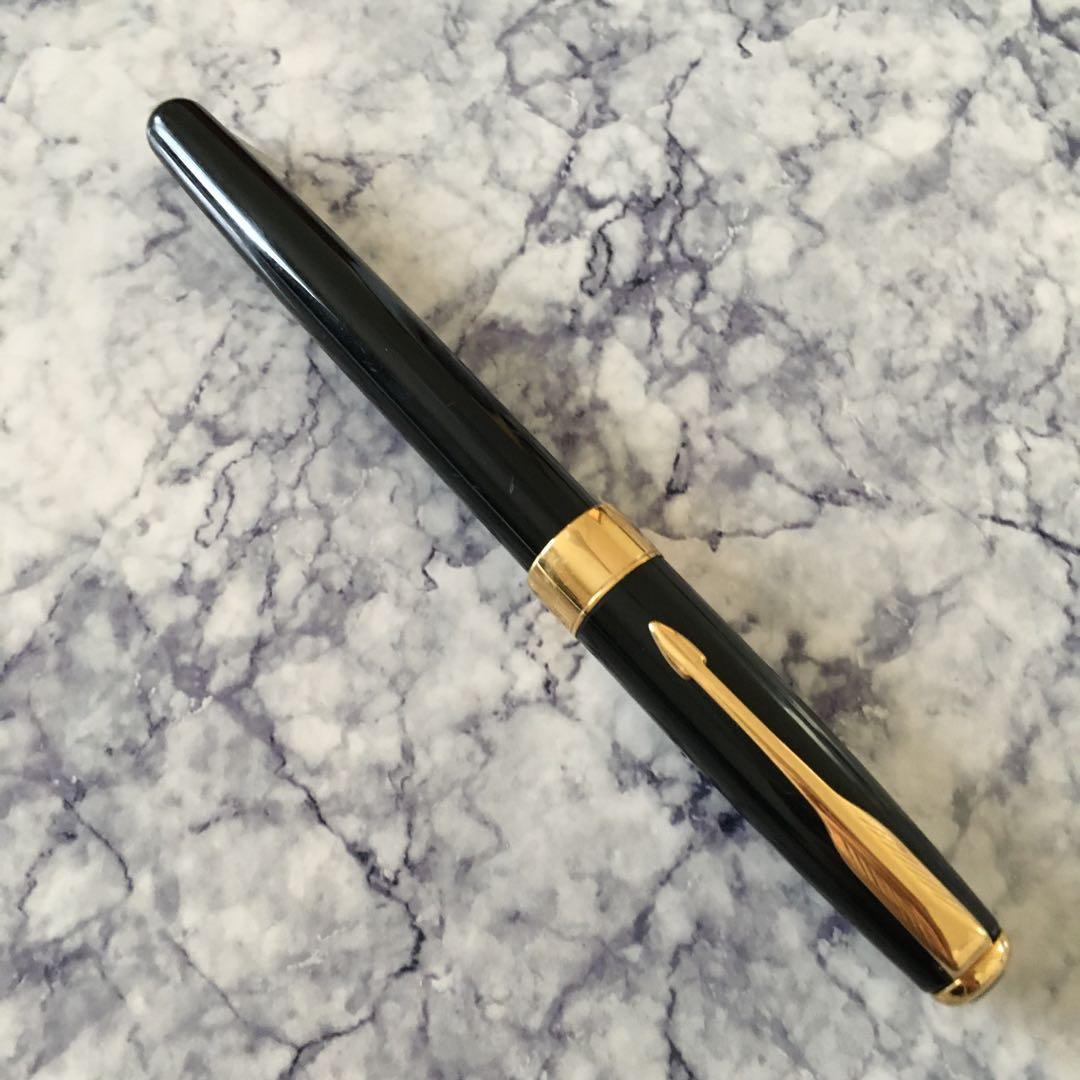 #0173 オーバーホール済み 万年筆 PARKER パーカー 18k