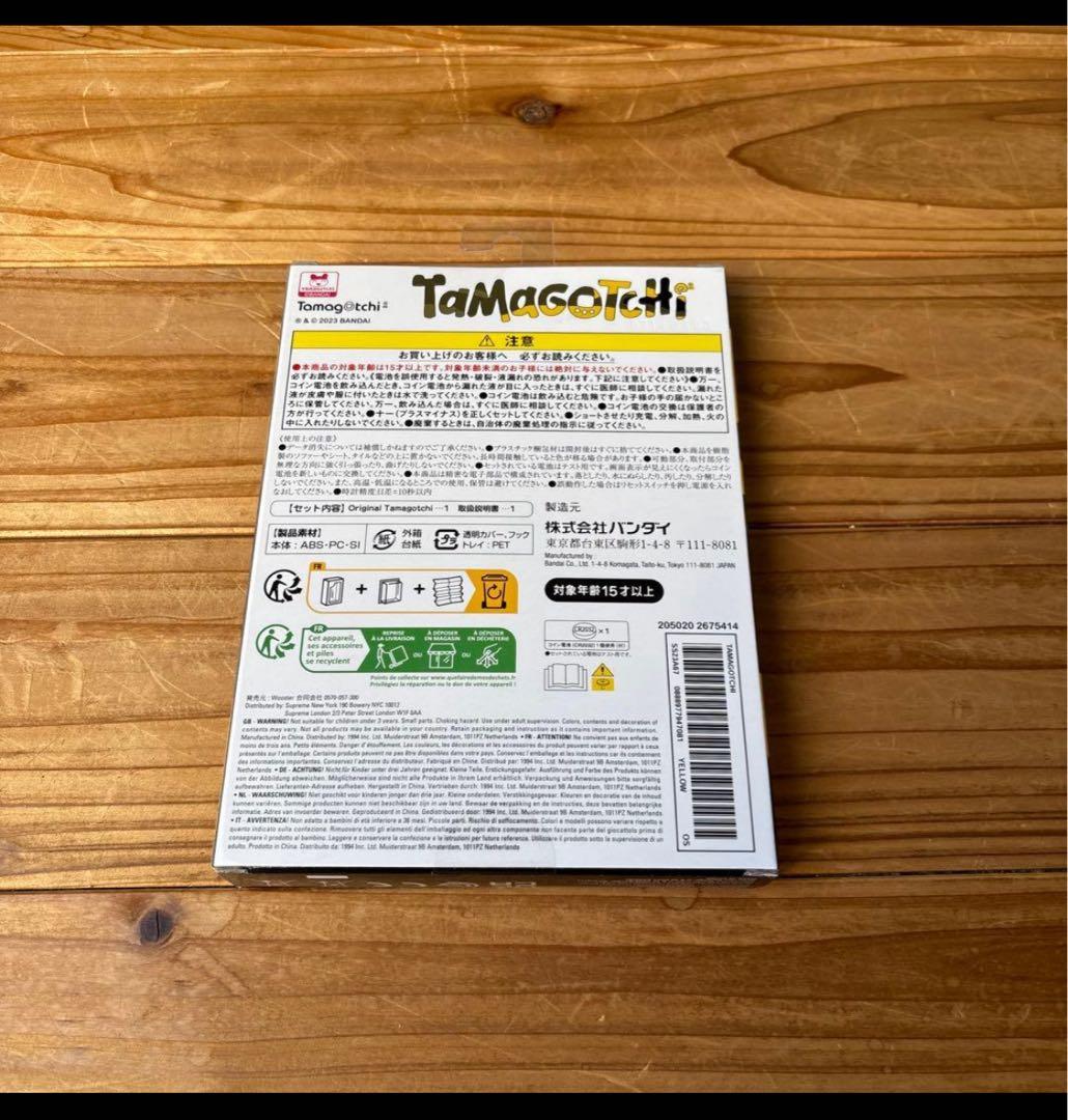 【新品未開封】Supreme シュプリームBANDAINAMCOたまごっちイエロ