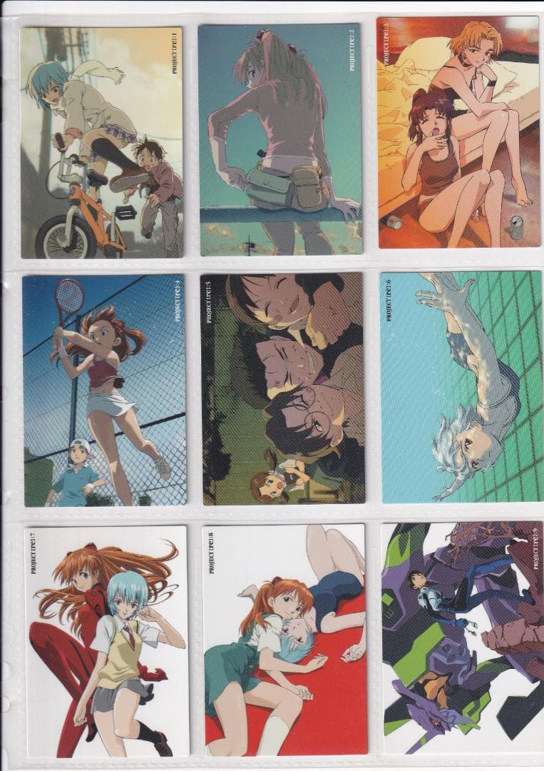 新世紀エヴァンゲリオン　カードダスマスターズ４　四集　非売品カード付フルコンプ