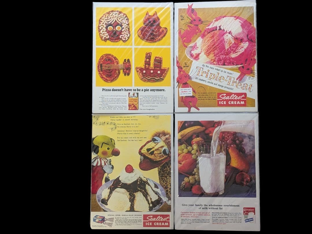 【即決】1950〜70年代 アメリカのヴィンテージ広告ミニポスター【インテリア】