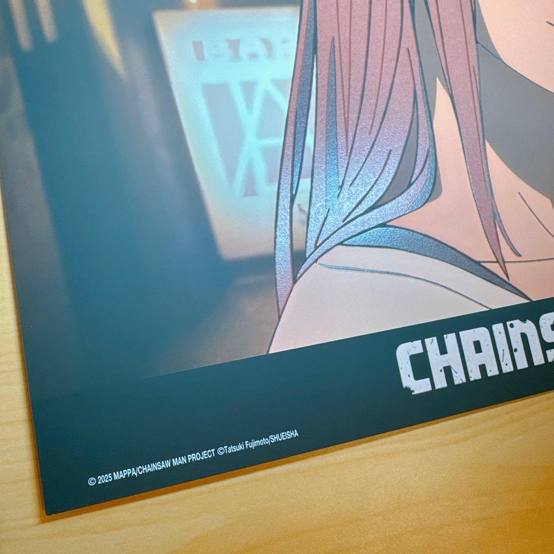 台湾限定☆2点セット 劇場版 チェンソーマン A3ポスター レゼ編 マキマ 特典