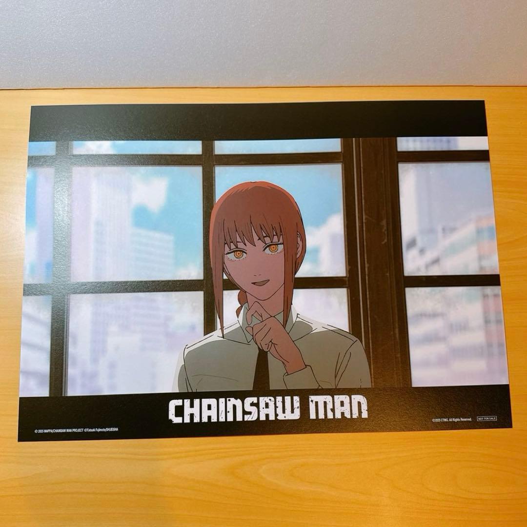 台湾限定☆2点セット 劇場版 チェンソーマン A3ポスター レゼ編 マキマ 特典