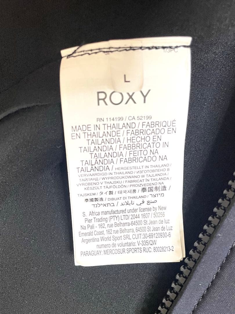 新品 未使用ROXYロキシー ウェットスーツ ロング スプリング L ブラック