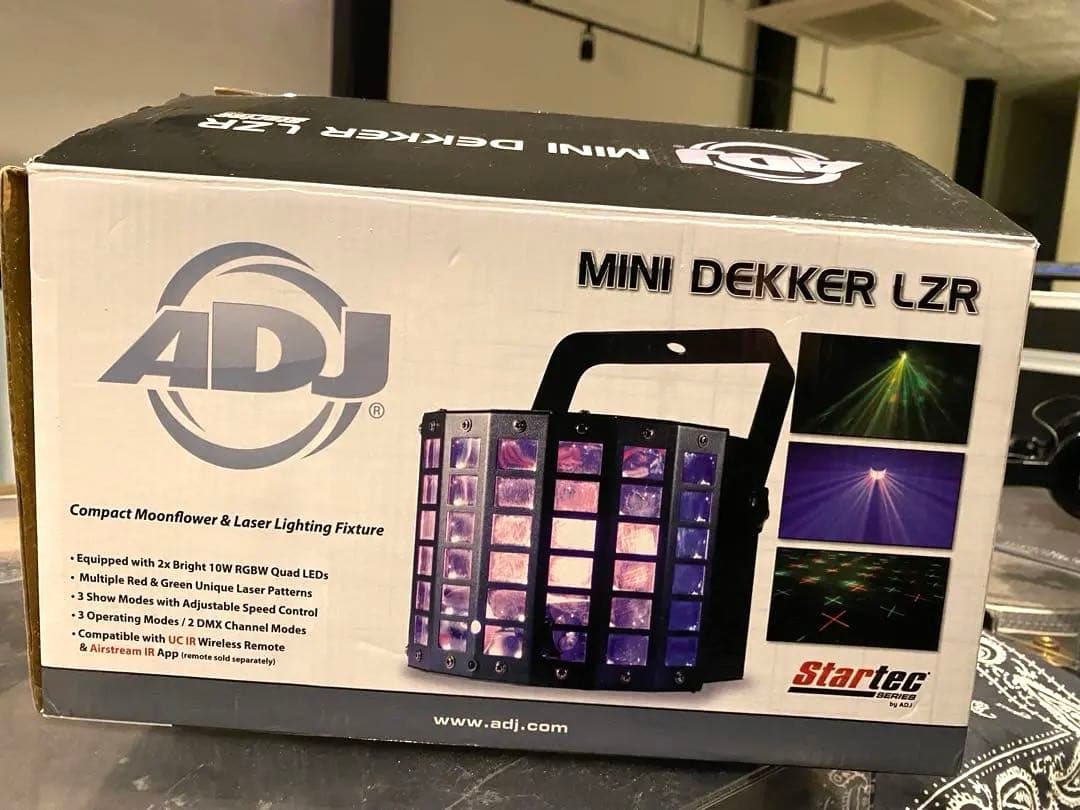 【美品】ADJ MINI DEKKER LZRムーンフラワーエフェクト レーザー