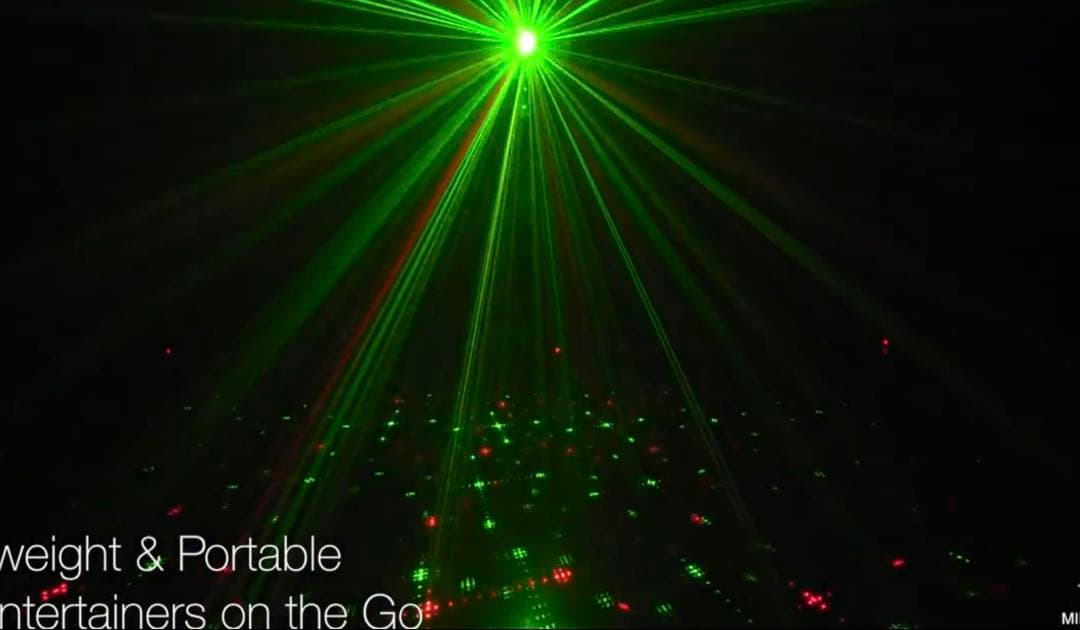 【美品】ADJ MINI DEKKER LZRムーンフラワーエフェクト レーザー