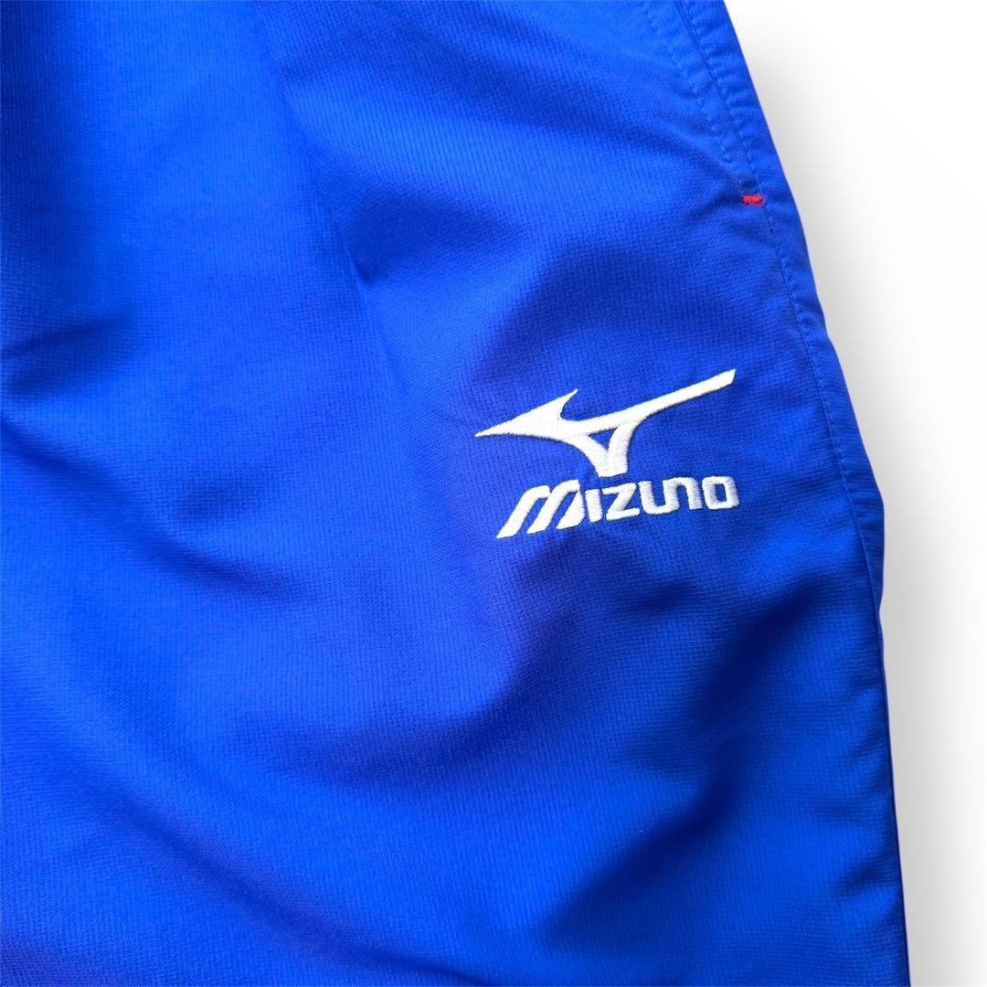 ミズノ ウィンドブレーカー 上下 セットアップ ジャージ ブルー L/Oサイズ