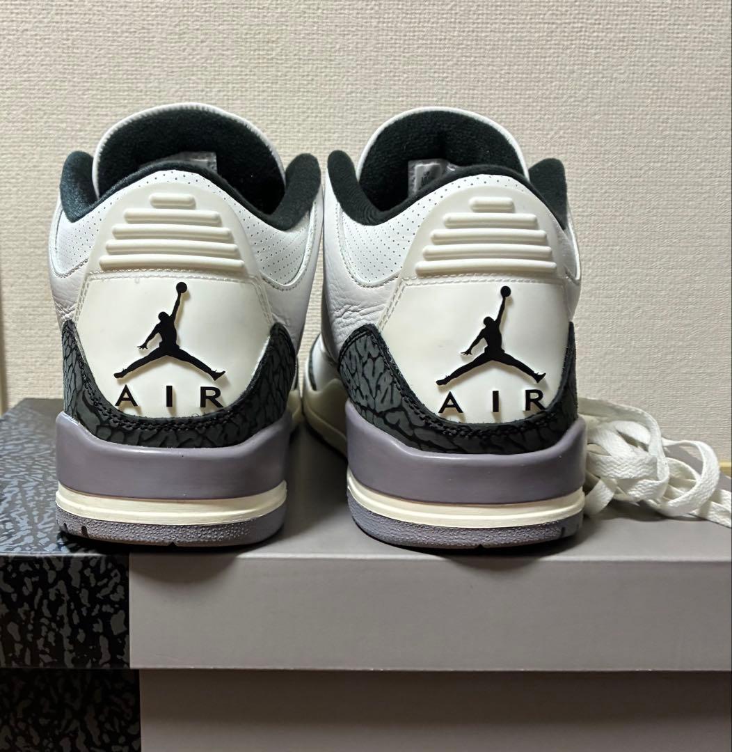 【箱付】ナイキ エアジョーダン3 レトロ \"セメントグレー\"