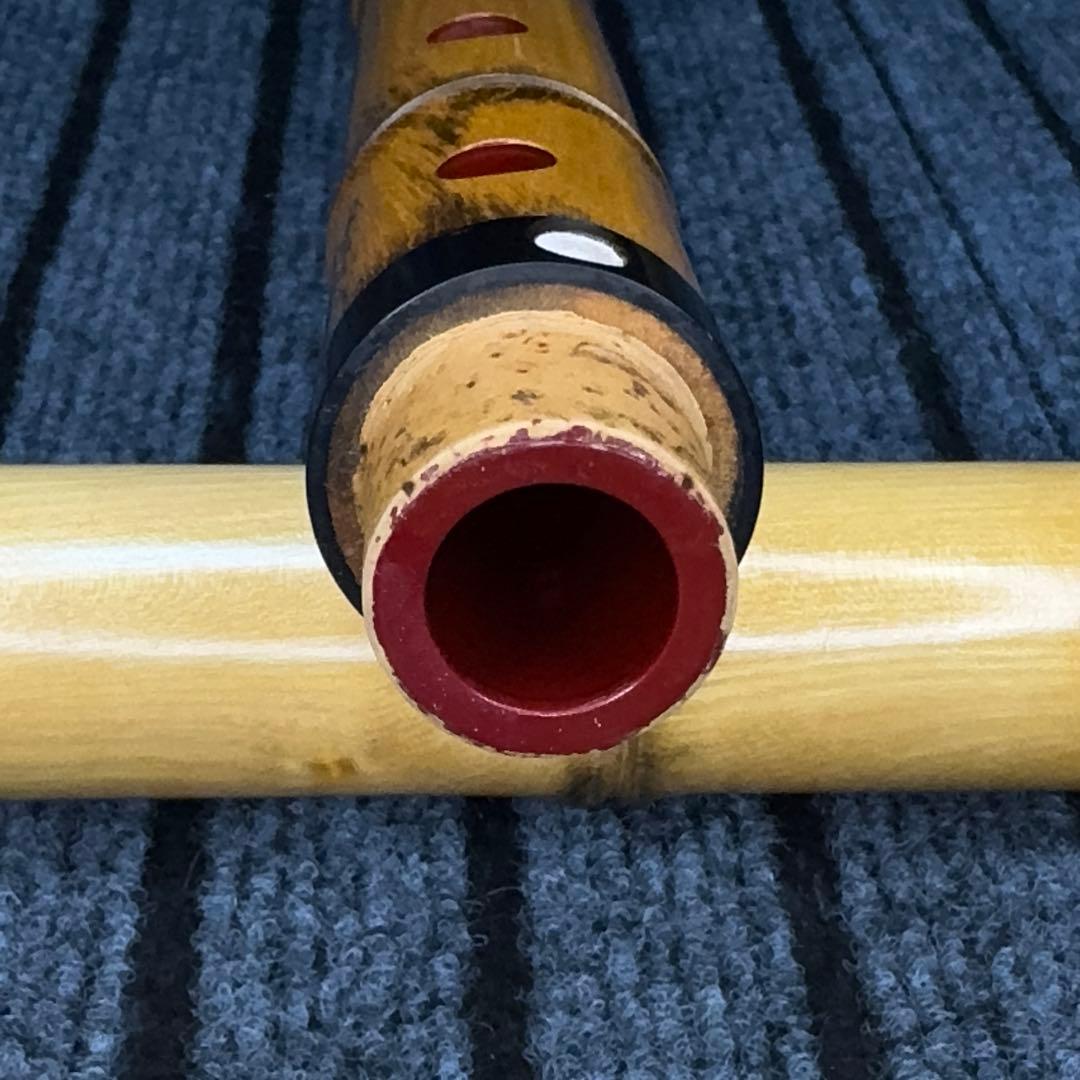 尺八 銘器 虚竹 六孔です。