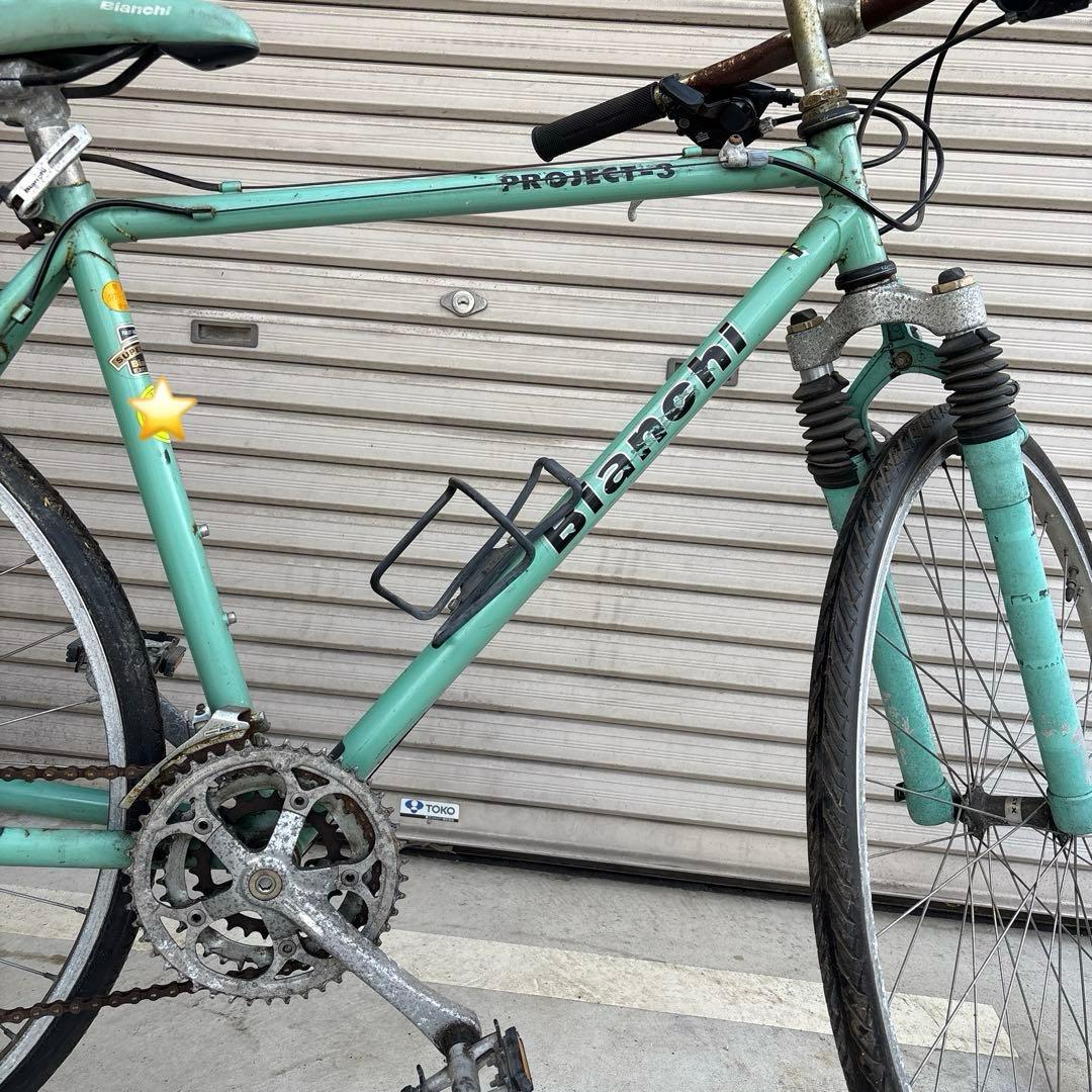 ジャンク品　Bianchi クロスバイク　project-3