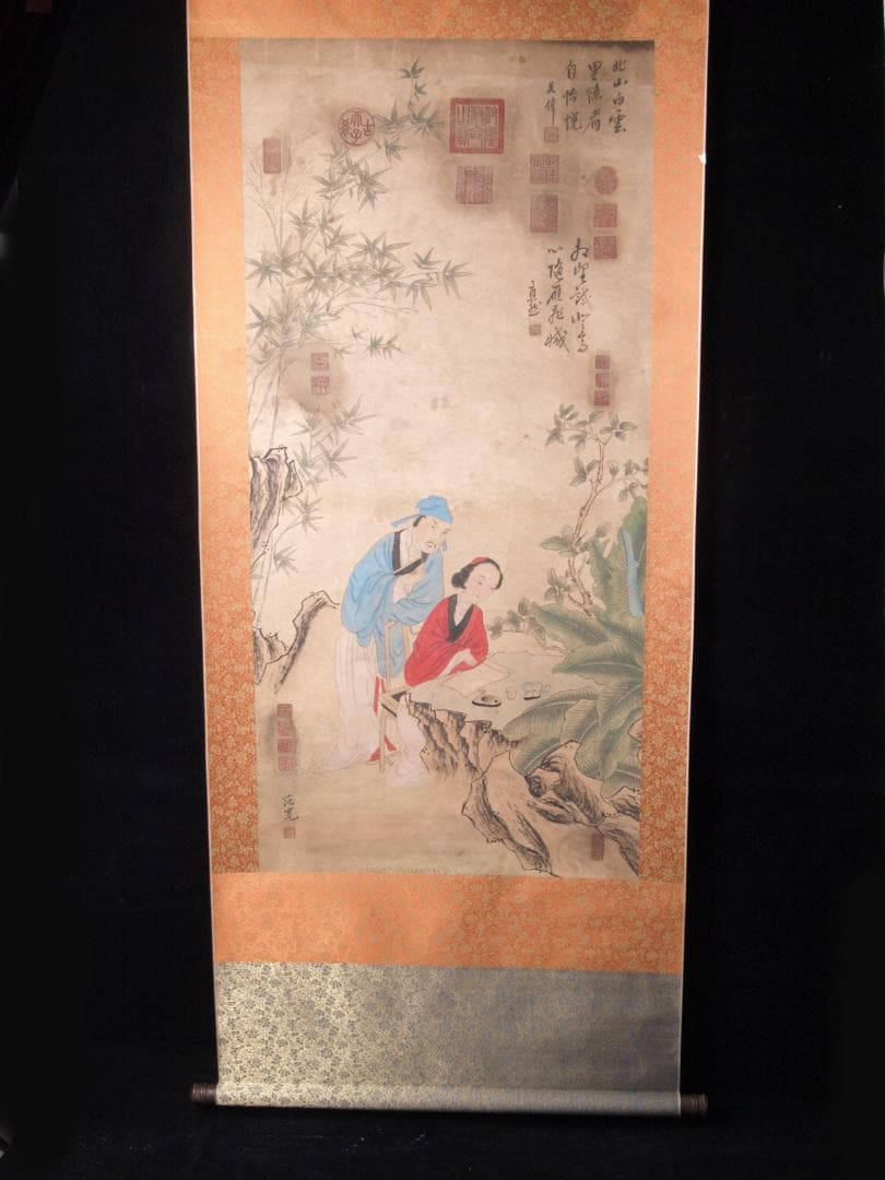 民間仕入れ品　中国 時代書道※激安骨董品 吴道子 作 AK695A12-2