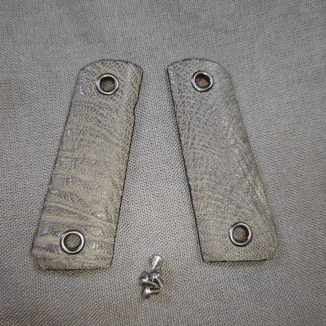 Rise Leather Works製　エレファントレザー ガバメント用グリップ