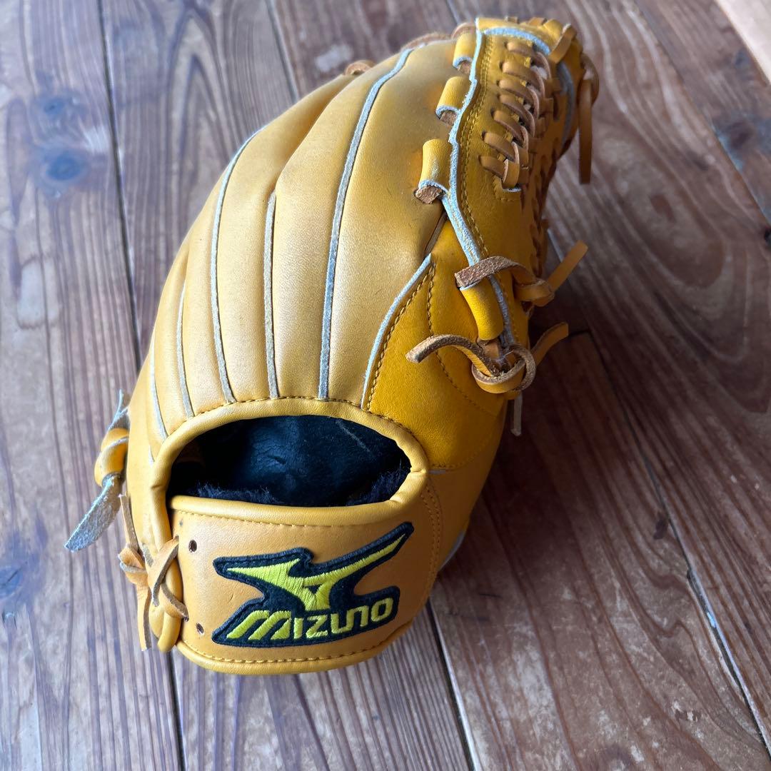 Mizuno Lite Flex 軟式グローブ イエロー