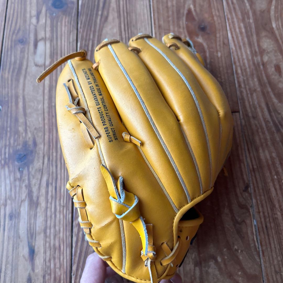 Mizuno Lite Flex 軟式グローブ イエロー