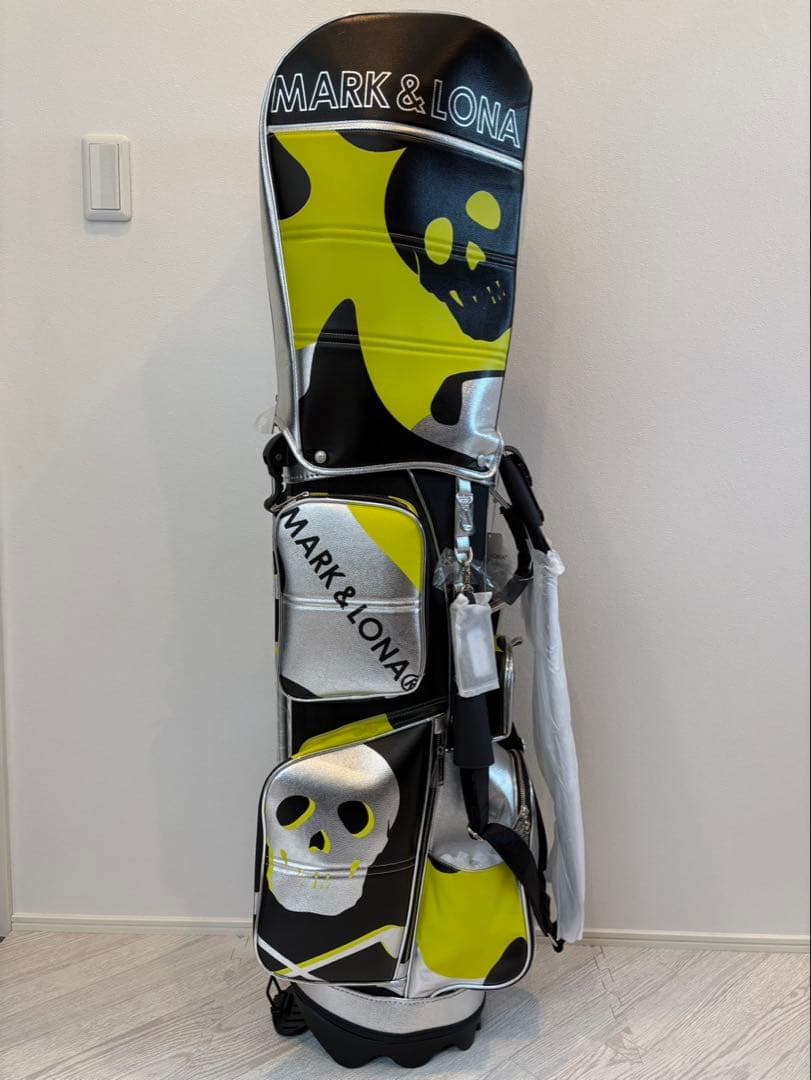 MARK & LONA スカルデザイン キャディバッグ 新品タグ付き