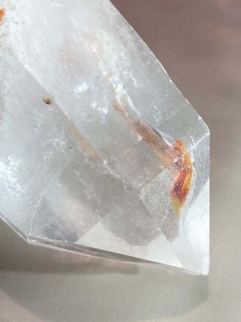 炎の精霊ঌ 　アンフィボールインクォーツ✨　クラスター　原石　クリスタル　水晶