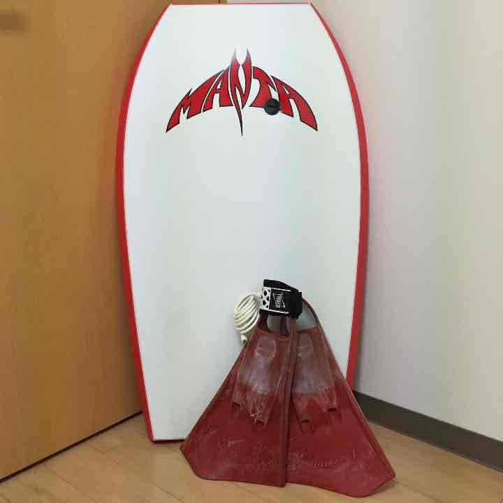 【レトロ】超激レア美品ハワイ店限定。MANTA BODY BOARD】ボードのみ