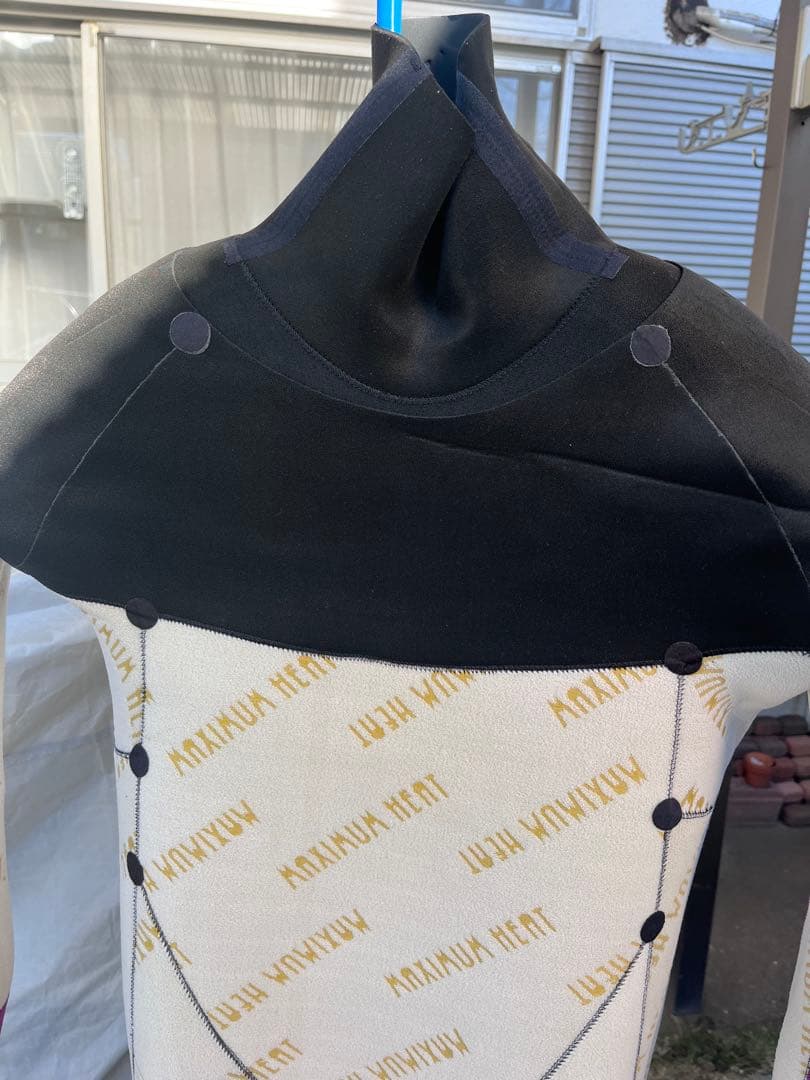 美品　5×3㎜セミドライ　ロングチェストジップ　XXLB