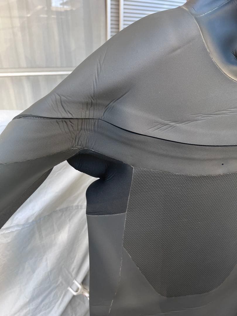 美品　5×3㎜セミドライ　ロングチェストジップ　XXLB