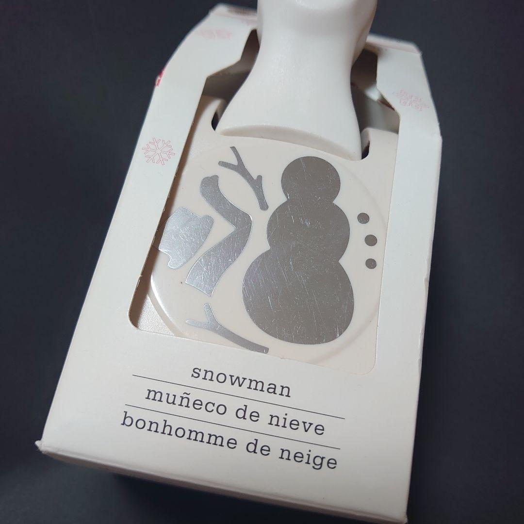 マーサスチュワート　man　雪だるま　新品　ビッグパンチ スノーマン