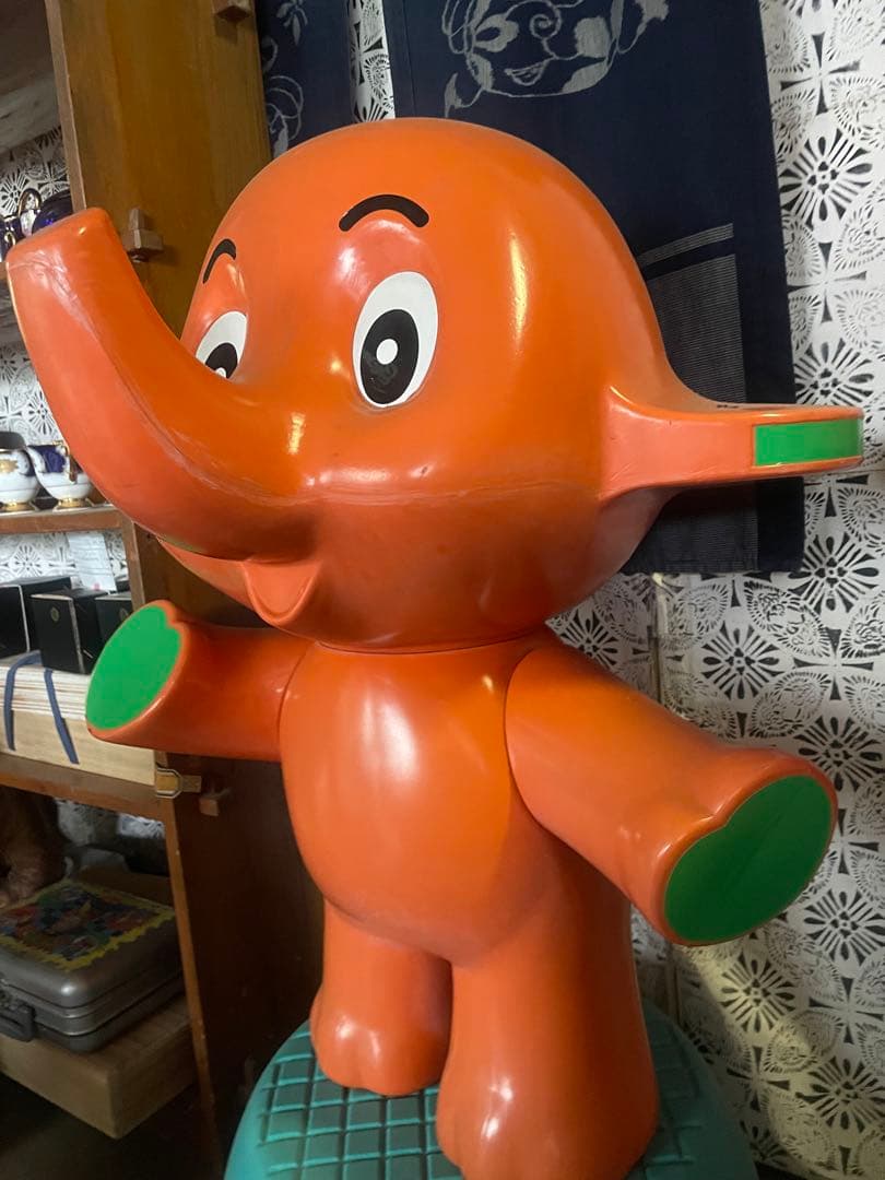 佐藤製薬　サトちゃんとサトコちゃんセット　身長95cm 当時物 昭和レトロ店舗用