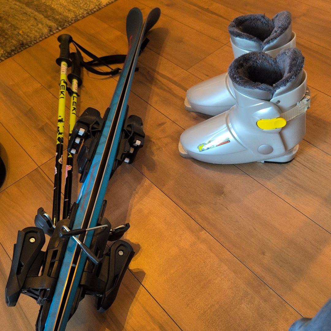 スキー　セット　身長128㌢