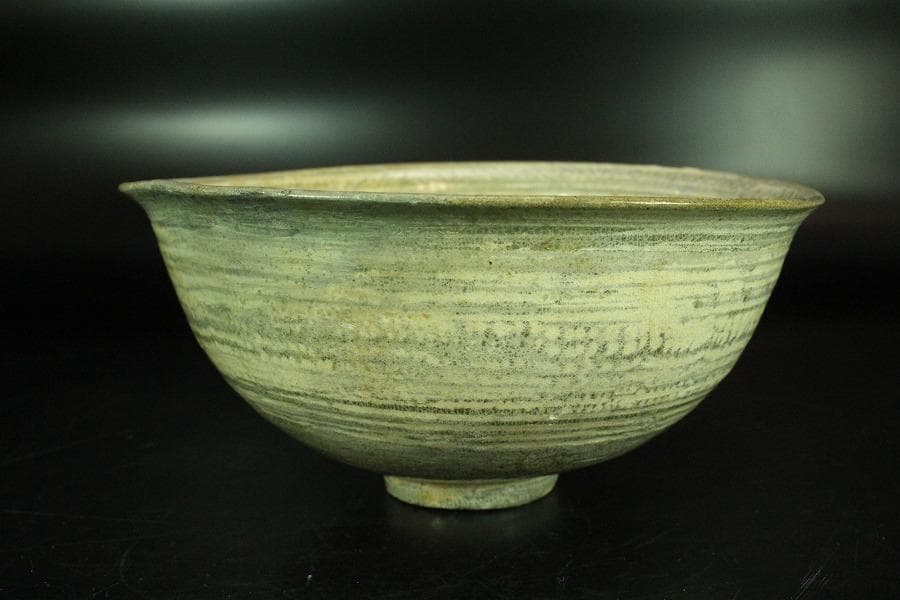 李朝 刷毛目 碗 時代物(K-A391)