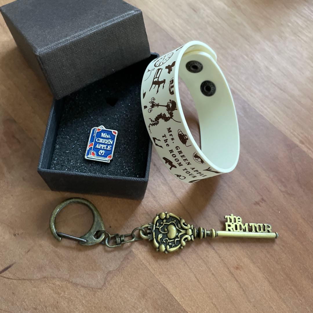 最終値⚠️Mrs. GREEN APPLE キーホルダー・リストバンド・ピンバッチ