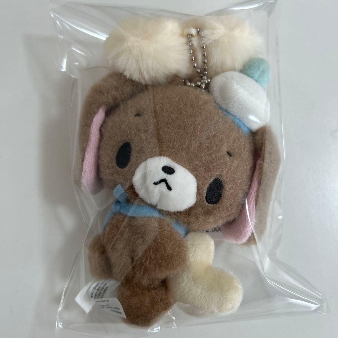 シュガーバニーズ　マスコット　ふわふわハート　しろうさ くろうさ