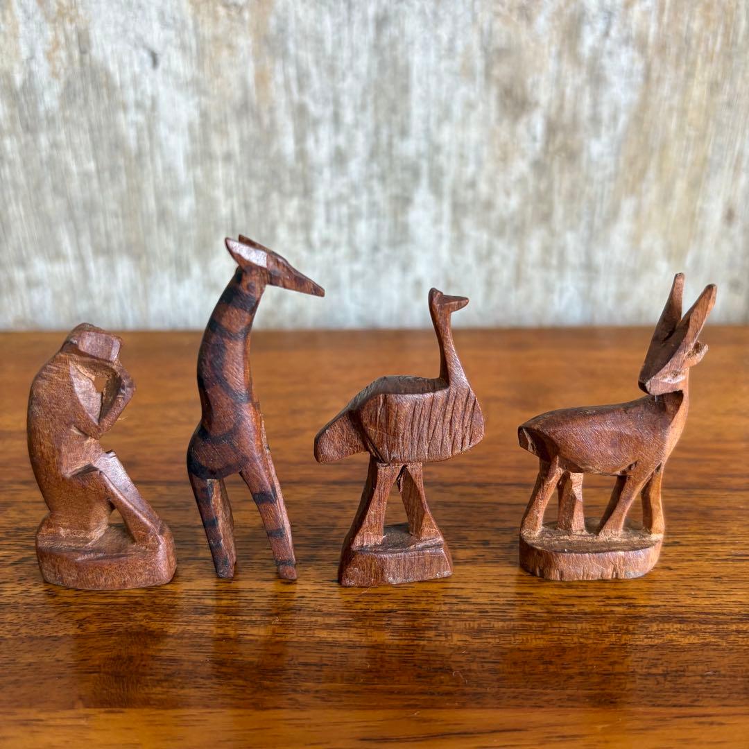 ヴィンテージ プリミティブアート アフリカ民藝 木彫り アニマルオブジェ　まとめ