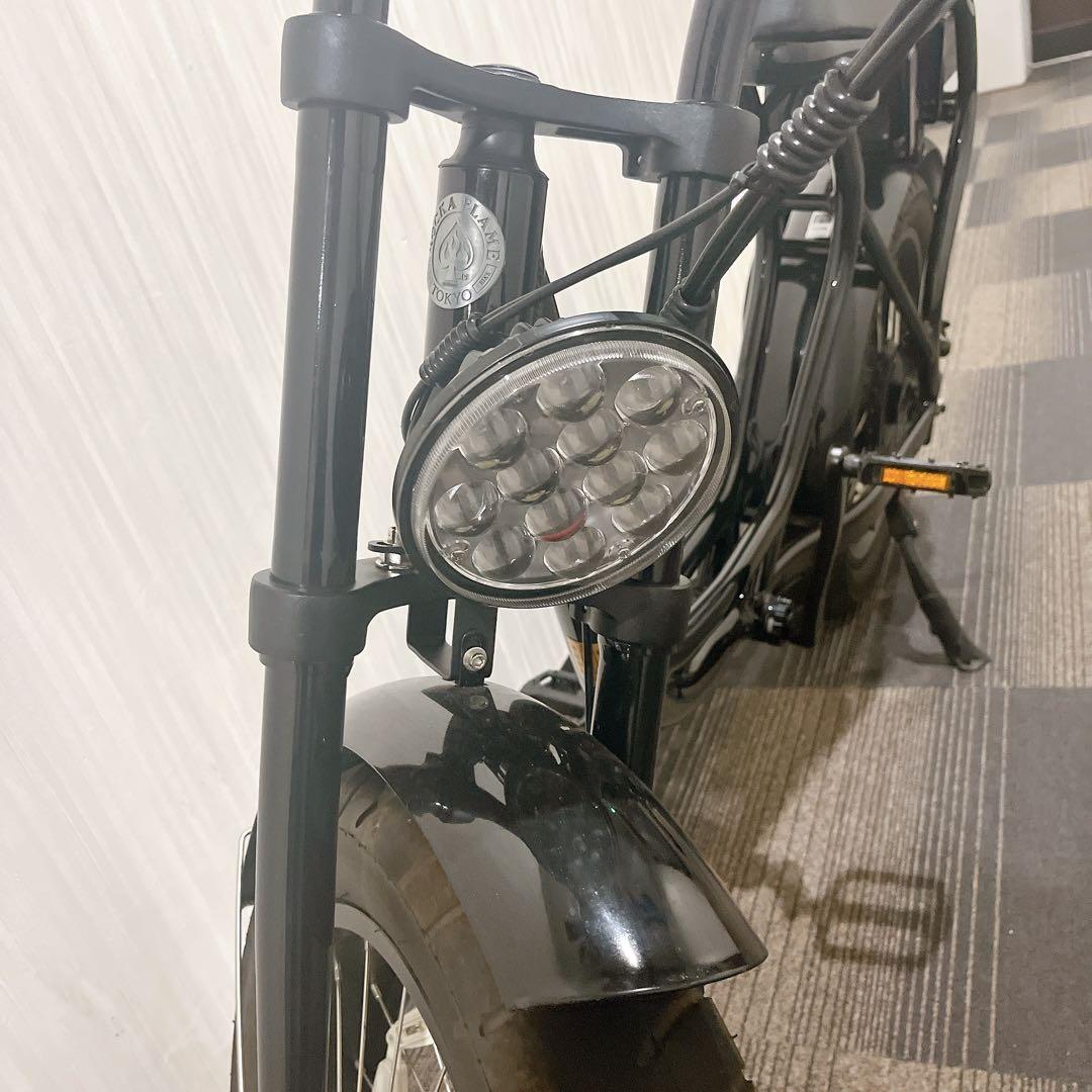 ロカフレーム　ROCKA FLAME 黒　ブラック　電動自転車　自転車　チャリ