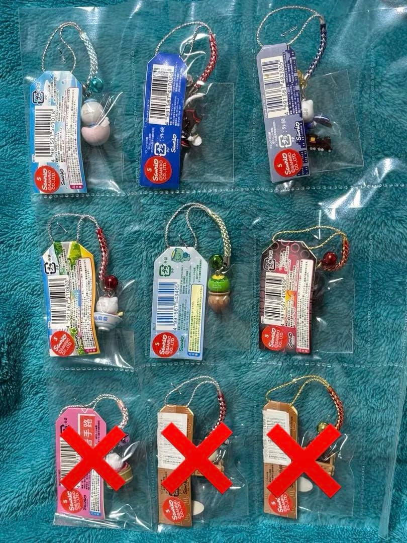 【送料込】未使用☆ご当地キティ　根付け　東北地方　廃盤　20年前　レア