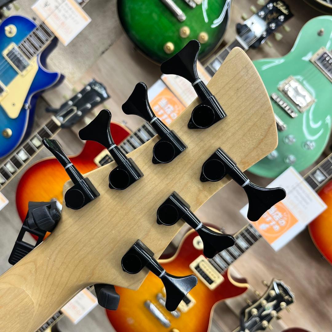 【11371】 ノーブランド 7弦ベース フレットレスベース ナチュラル