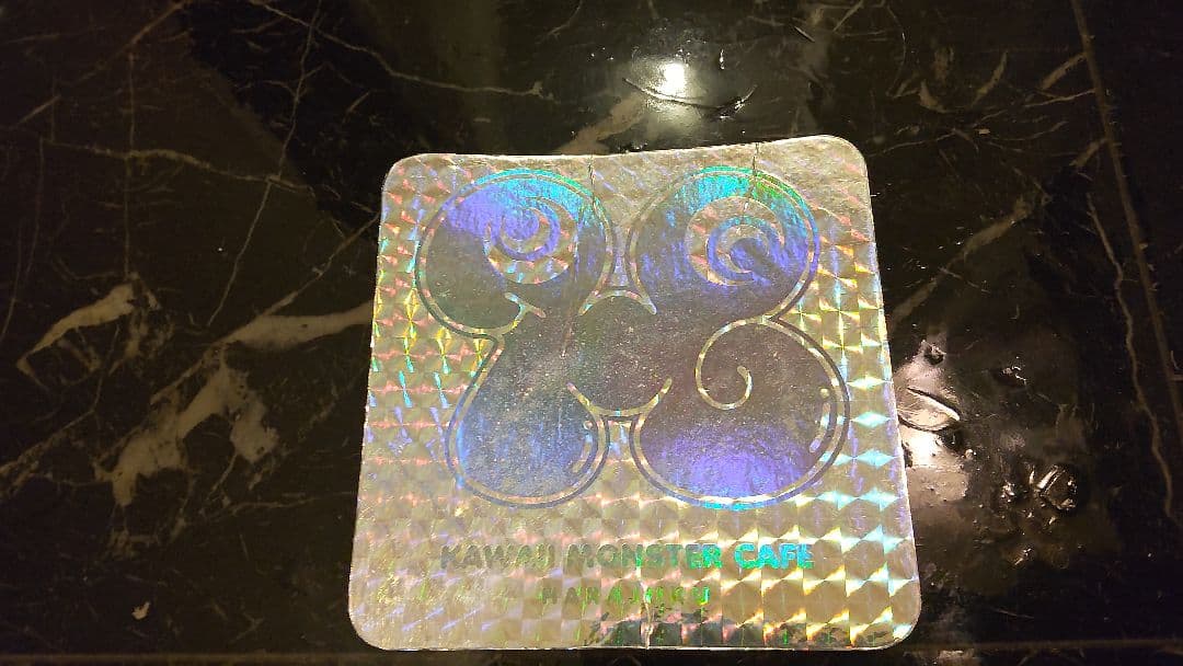 非売品 カワイイモンスターカフェ原宿 紙コースタ プラスチックカード ２０１５年