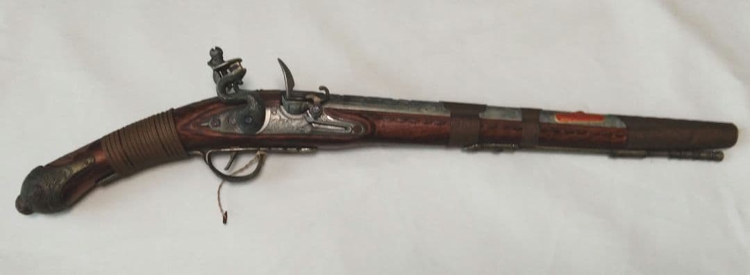 スペイン製　フリントロック式 古式銃　装飾品